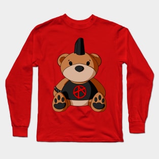 Anarchy Teddy Bear Long Sleeve T-Shirt